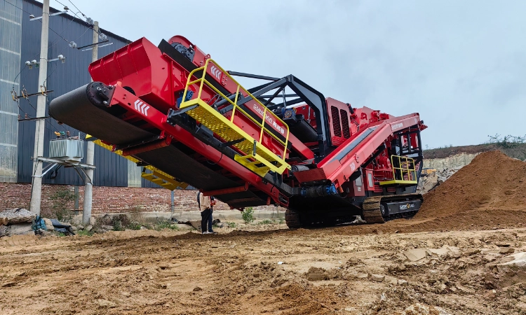 crawler type mobile impact crusher