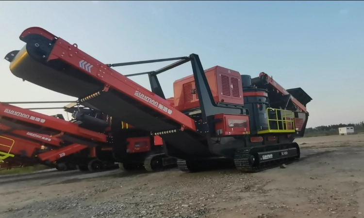 industrial mobile impact crusher