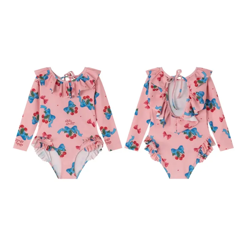 floral girls swimwear