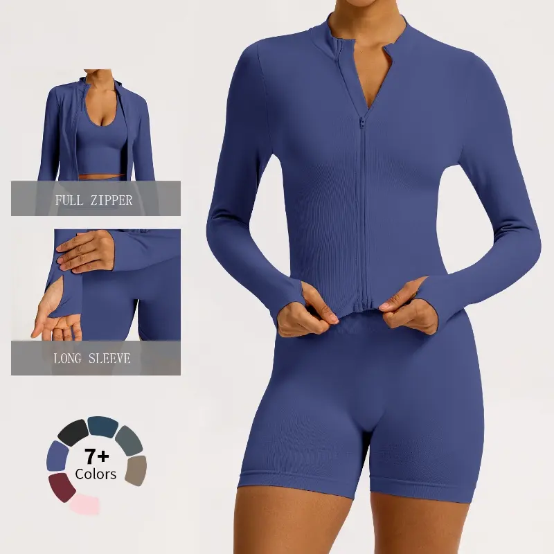 full zipper sports jacket