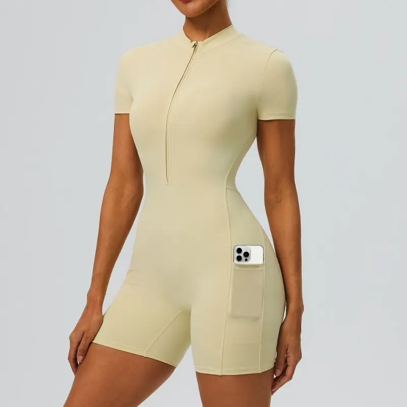 short sleeve jumpsuit