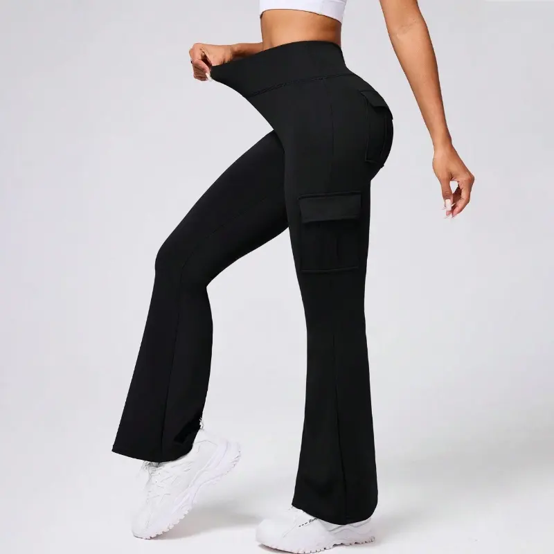 wide leg gym pants
