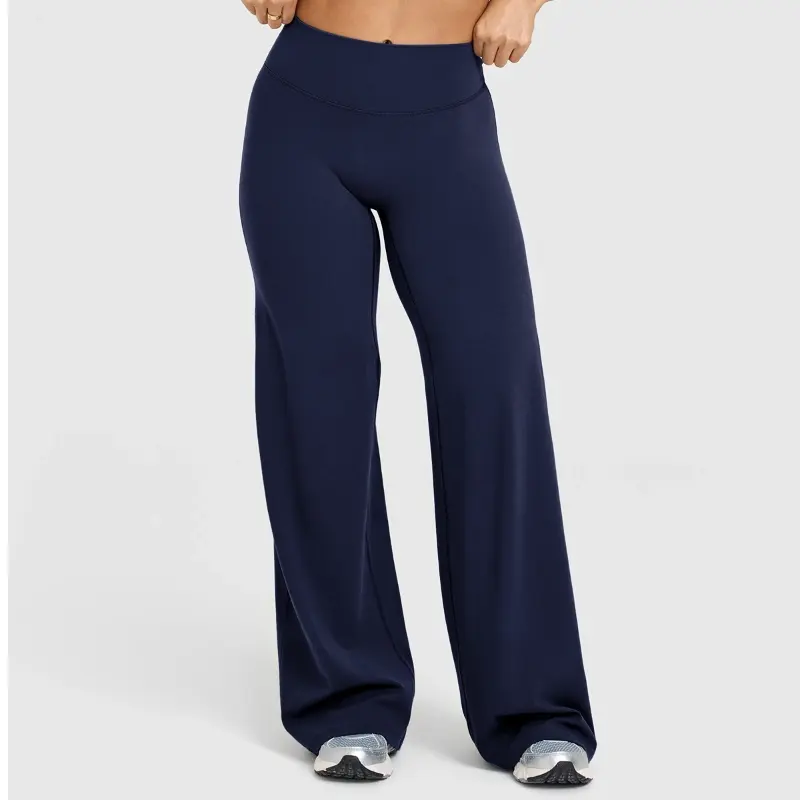wide-leg fitness pants
