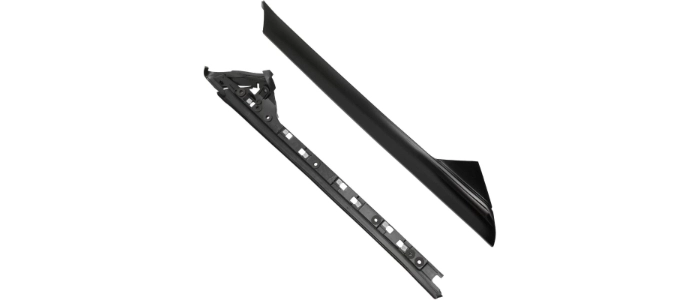 WINDSHIELD TRIM MOLDING A-PILLAR SET