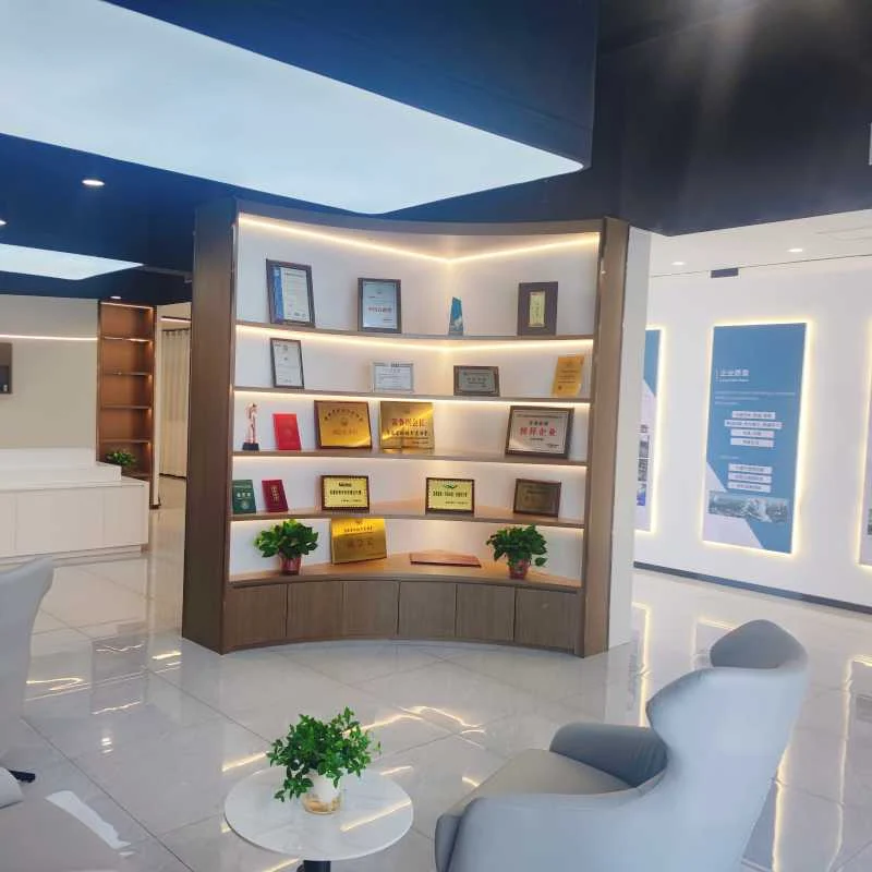Reception display area