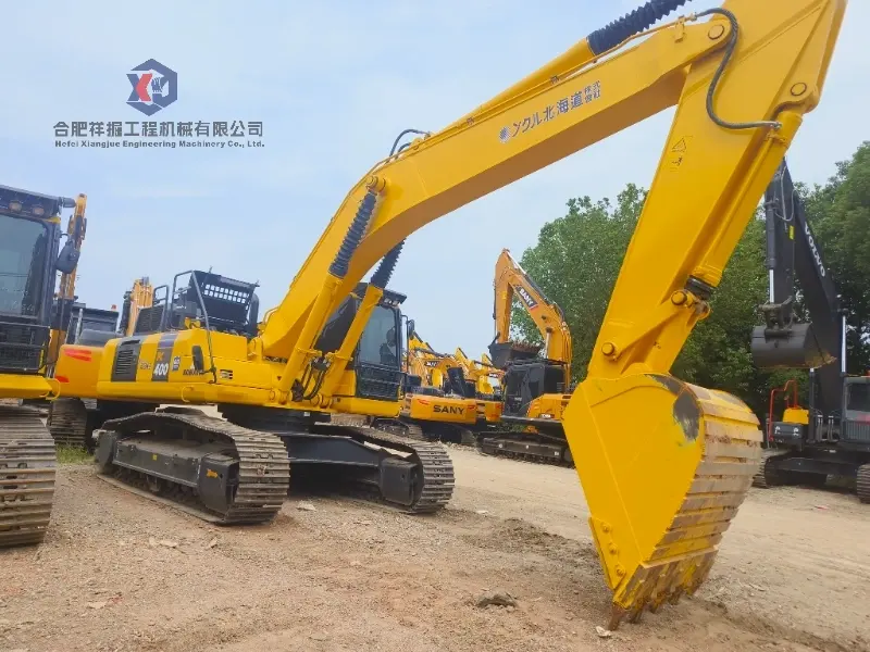 used komatsu 400-8r excavator