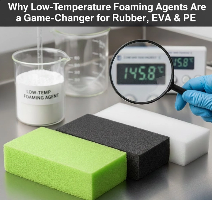 Why Low-Temperature Foaming Agents Are a Game-Changer for Rubber, EVA & PE