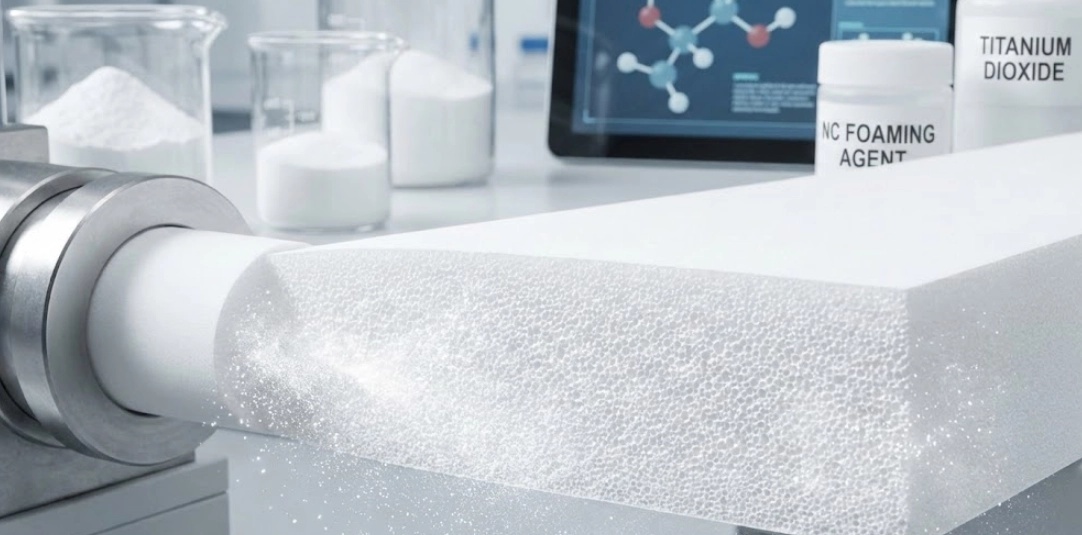 How Foaming Agents and Titanium Dioxide Synergistically Improve the Quality of PVC and WPC Sheets