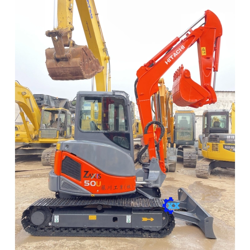 Hitachi ZX50U 5 Ton Mini Excavator Small Swing High-efficiency Hydraulics
