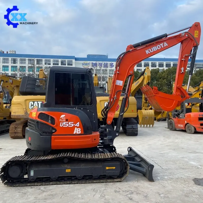 Original Japan used Kubota U55-4 mini excavator Excellent condition Low price Video inspection available