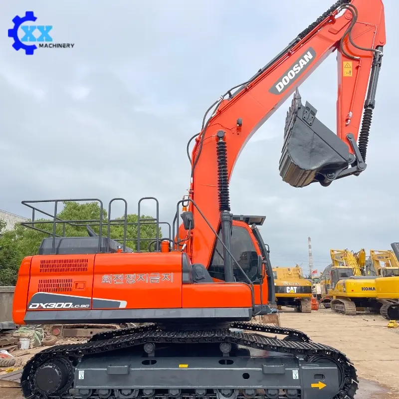 Original Korean Doosan DX300LC-9C Used Excavator Good Condition Low Price Video Inspection Available