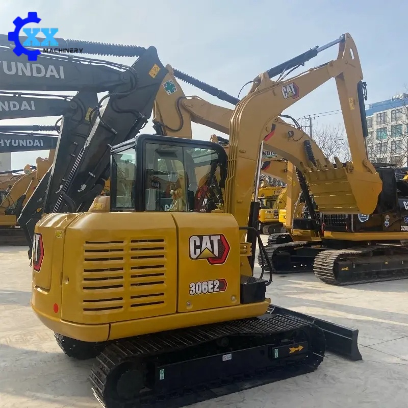 Used Caterpillar 306E2 Hydraulic Excavator 6 Ton Small Excavator for Landscaping Work and Urban Construction, Video Inspection Available