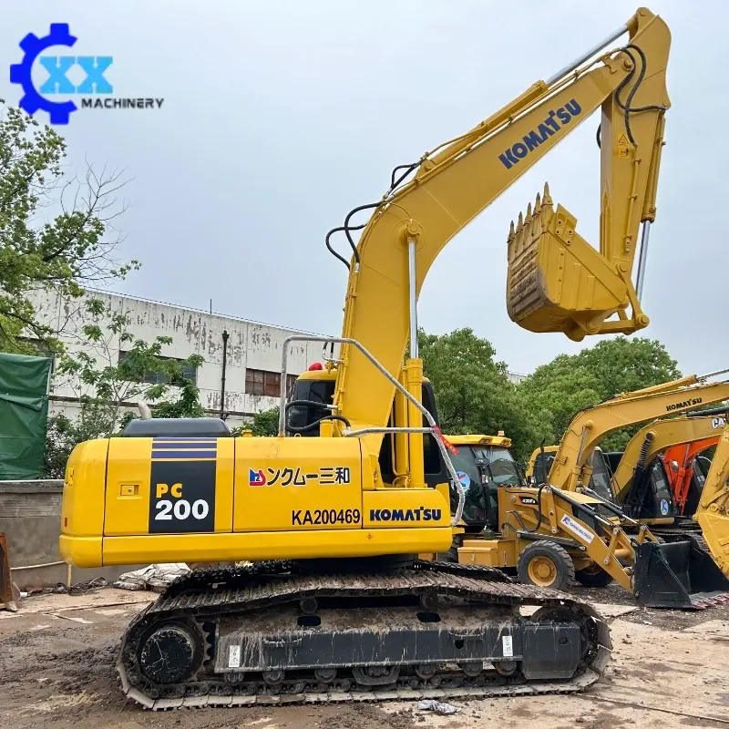 Used Japan Komatsu PC200-7 Excavator 20-ton Hydraulic Excavator Energy-saving and Durable