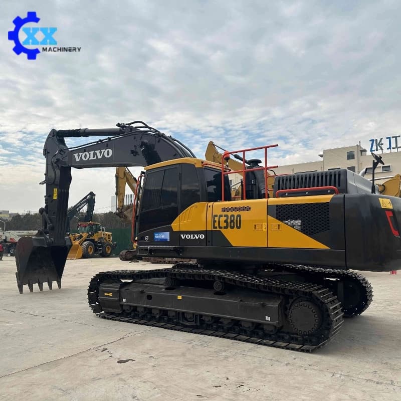 Used Volvo EC380 hydraulic excavator 30 tons Powerful Specialized for mining Video inspection available