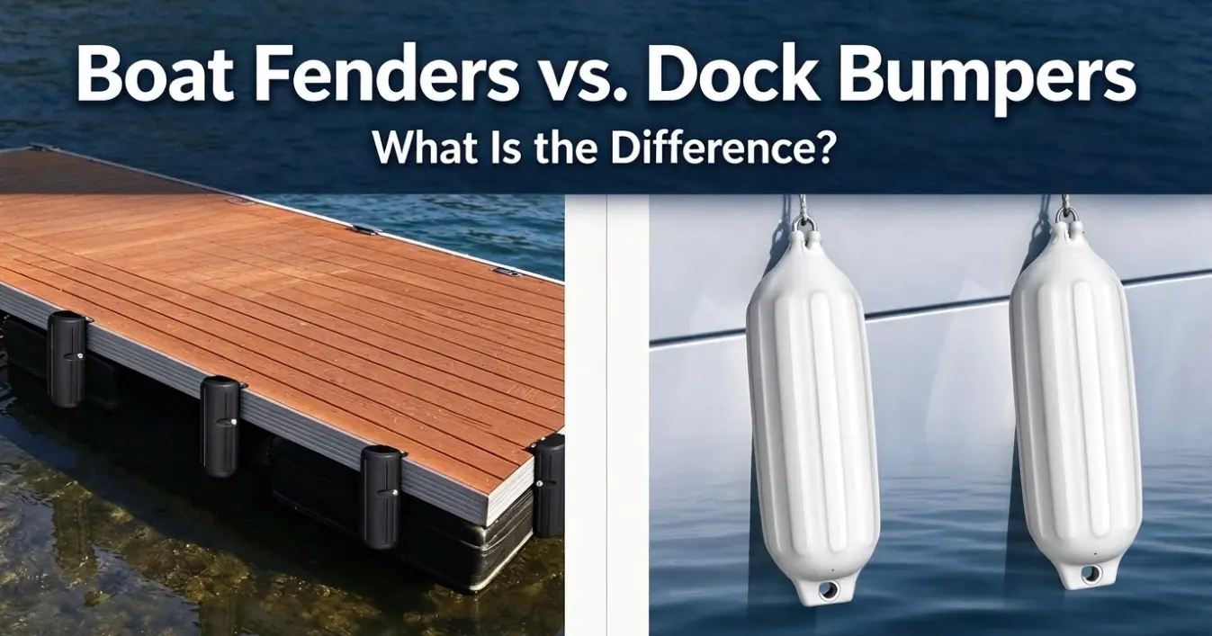 Boat fenders VS.dock bumpers