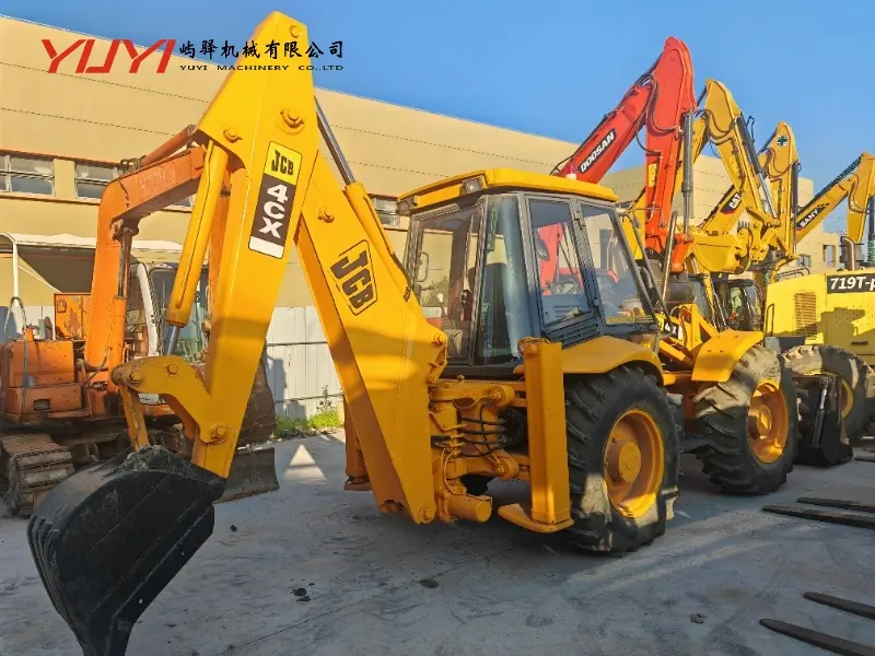 Cheap Price Used Jcb 4cx Backhoe Loader Wheel Mini Loader Good Condition
