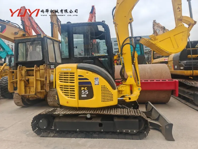 Hot Sale Used Komats PC55 Excavator Original Engine 5 Ton Mini Digger Original Used Komats PC55 Excavator