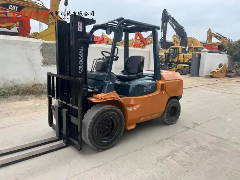 Hot Selling Used Toyota 50 Diesel Forklift