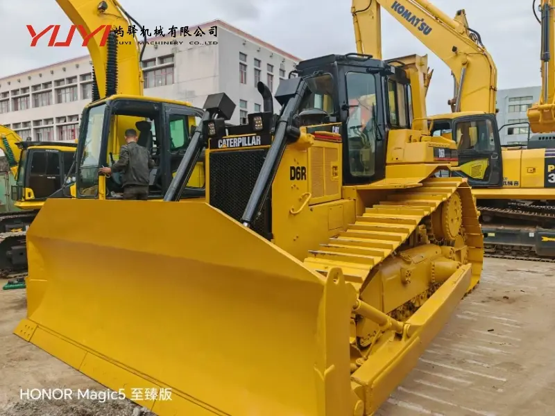 Original Used Cat D6r Hydraulic Crawler Bulldozer