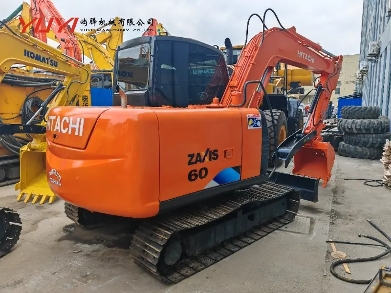 Second Hand Hitachi Zx60-5g Genuine Japan Original Hitachi Zx60 Mini Excavator Used Hitachi Zx60 Excavator Original 6 Ton Zx55