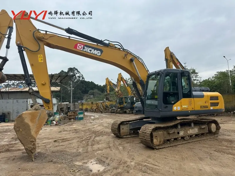 Second Hand XCMG XE200DA Genuine Original XCMG Excavator Used xcmg xe Excavator Original 20Ton Digger