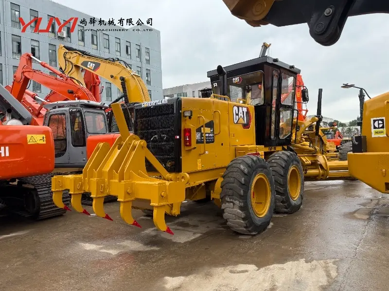 Used Cat 140K Motor Grader Low Hours Excellent Mechanical Condition Ready to Work Original Cat 140K Motor Grader