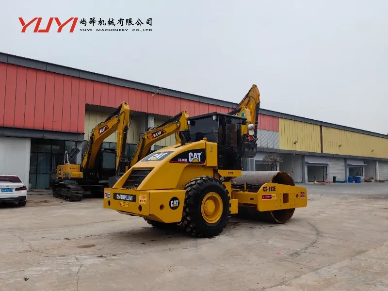 Used Cat CS683e Original Rode Roller Caterpillar Medium Roller in Good Condition Used Compactors Cat Caterpillar CS683e Original Roller