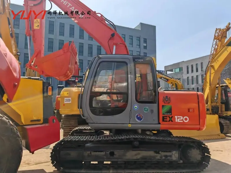 Used Hitachi Ex120 Excavator Orginal Mini 12 Tons Excavator From Japan Hot Selling