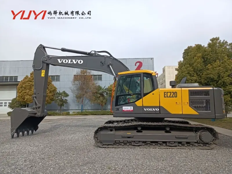 Used Volvo Ec220 Excavarto High Quality Medium Size Excavator on Low Price Sales