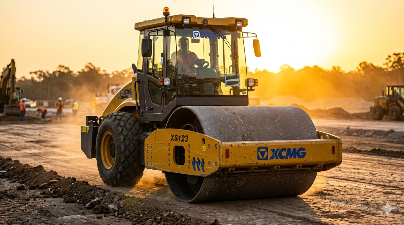 Why Used XCMG XS123 Rollers Dominate Mid-Sized Road Jobs