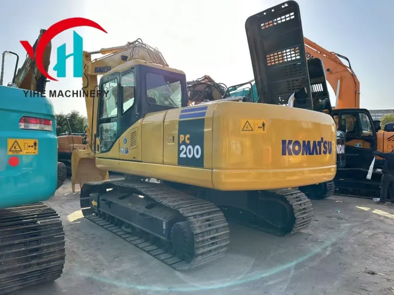 Cheap Price Komatsu PC200-7 Used Medium Crawler Excavator Durable Equipment Supplier