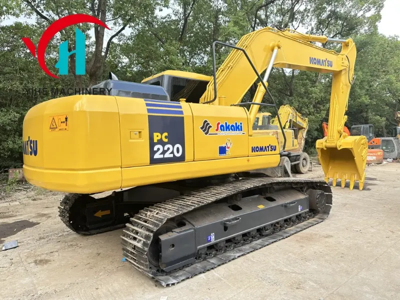 Competitive Price Komatsu PC220-7 Used Heavy Hydraulic Excavator Good Performance Equipment Sale