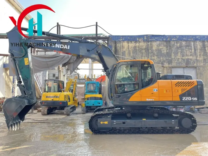 Competitive Price Original Hyundai 220-9s Used Medium Crawler Excavator Supplier