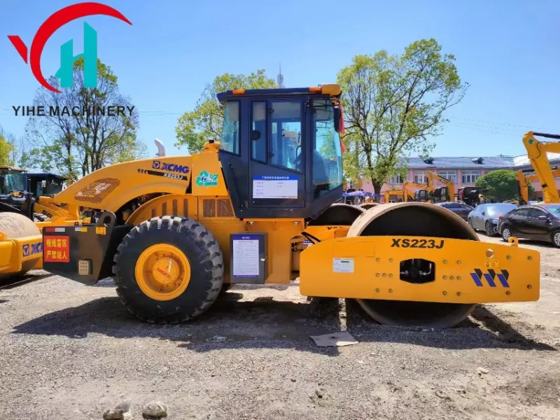 Competitive Price XCMG XS223J Used Road Roller Machine Good Condition Construction Equipment Supplier