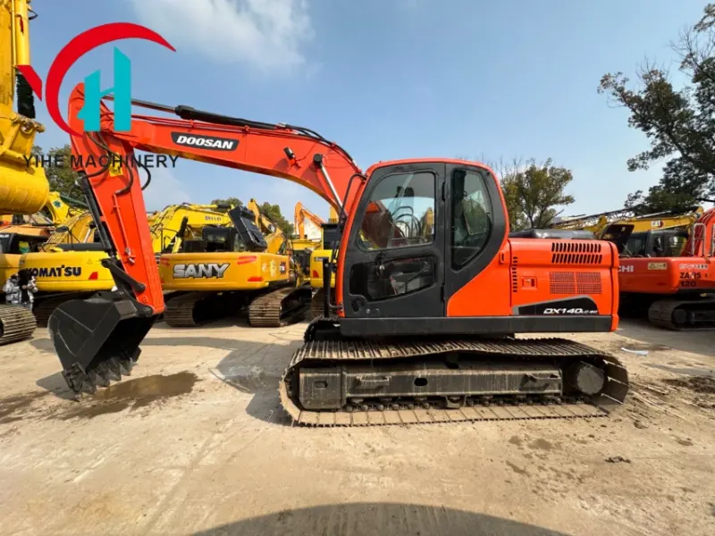 Doosan DX140 Used Excavator Mini Hydraulic Crawler Excavator Low Price for Sale