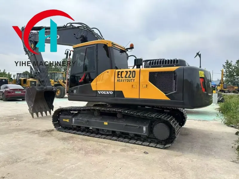 Durable VOLVO 220 Used Excavator Engineering Machinery