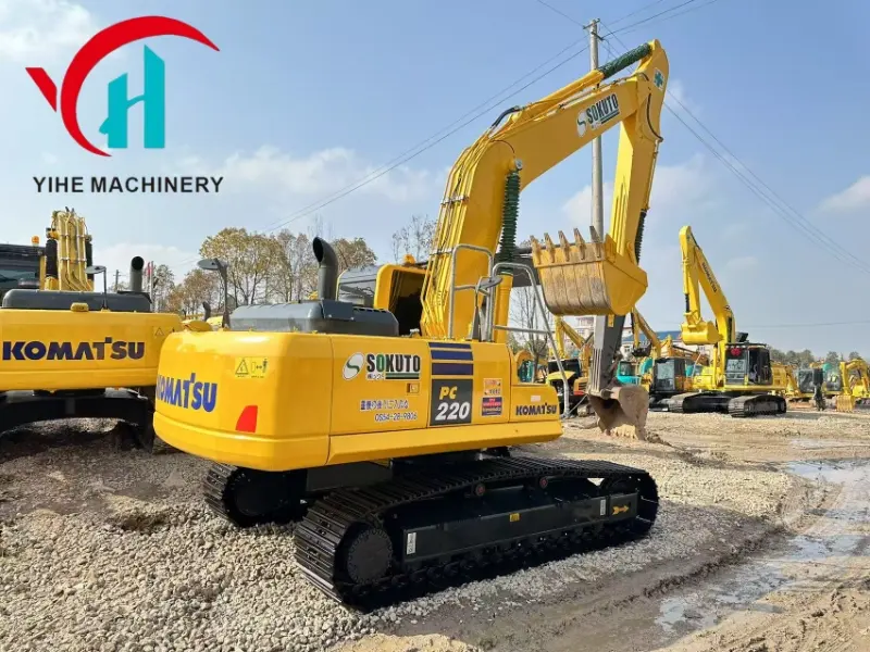 Good Condition Komatsu PC220 Used Heavy Hydraulic Excavator Durable Equipment Global Supply Solution