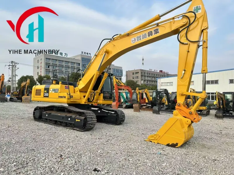Good Condition Komatsu PC300 Used Large Hydraulic Excavator Machine Global Supply