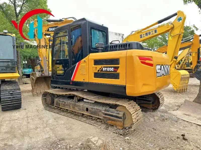 Good Condition Second Hand SANY SY135C PRO Hydraulic Excavator Pro Model Powerful