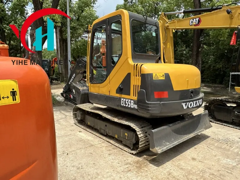 Good Condition VOLVO 55B Second-Hand Excavator for Sale