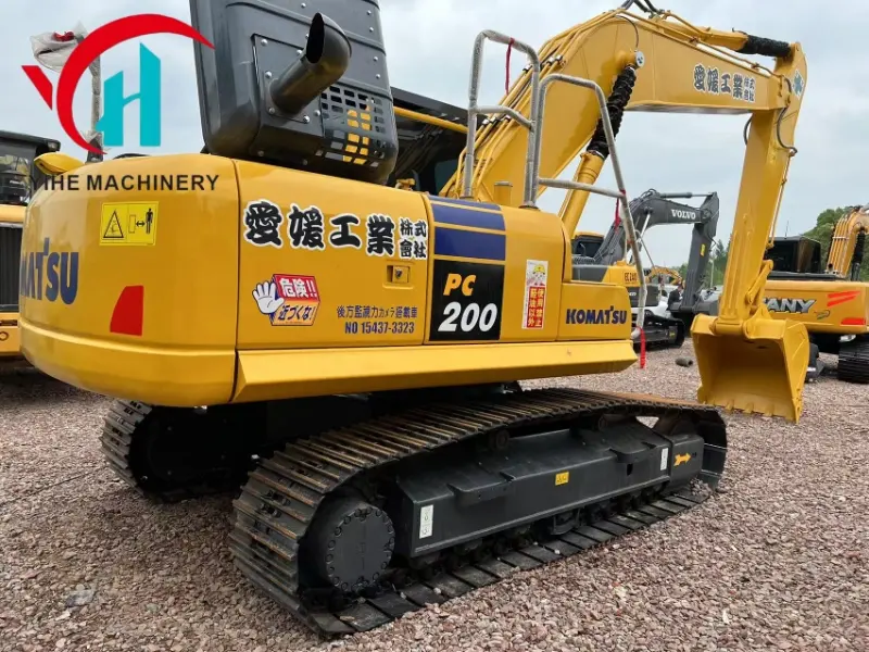 Good Performance Komatsu PC200-8 Used Medium Hydraulic Excavator Global Supply