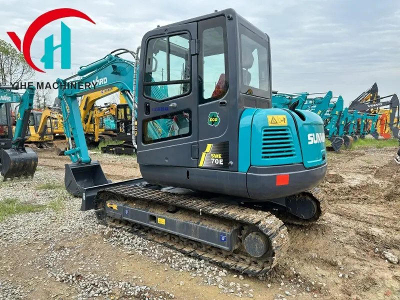 High Cost Performance Used SUNWARD SWE70 Small Excavator Original Condition Supplier
