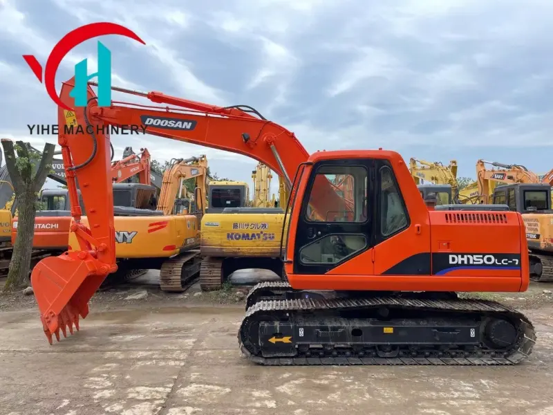 Hot Sale Doosan DH150 Used Excavator Heavy Construction Machinery