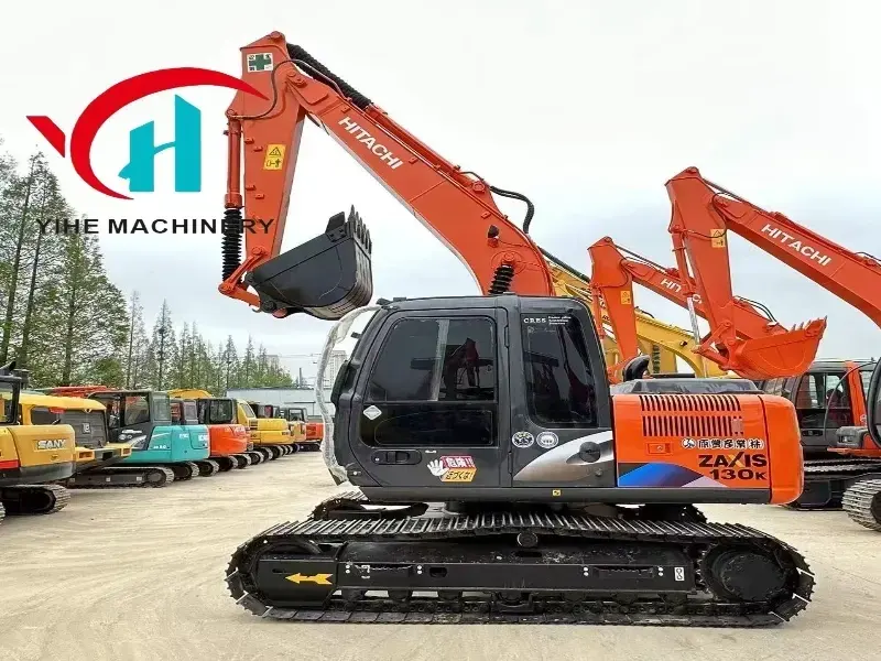 Hot Sale Used HITACHI 130-6 Excavator Original Powerful Equipment Global Supply