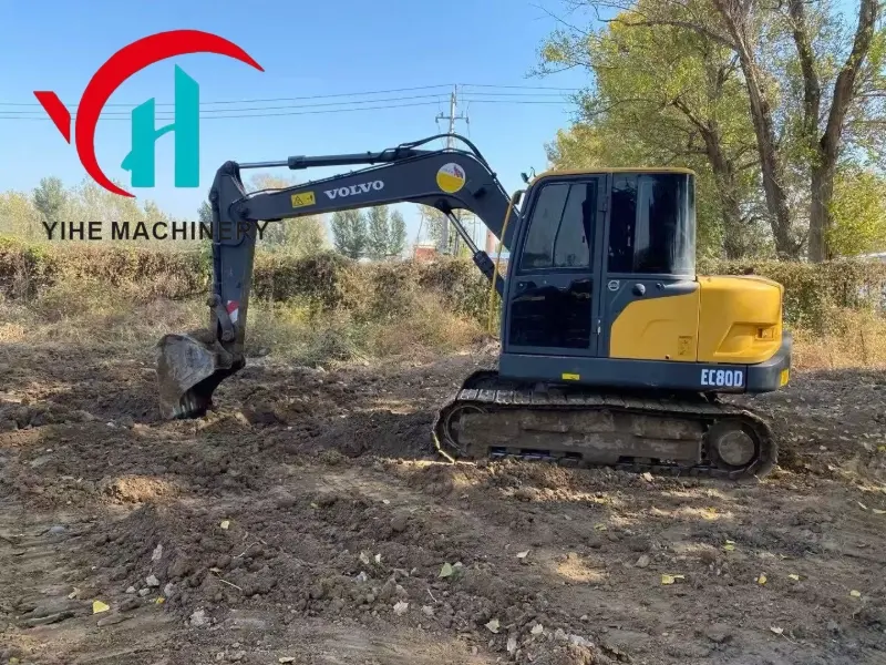 Hot Sale VOLVO 80 Used Excavator Compact Construction Equipment