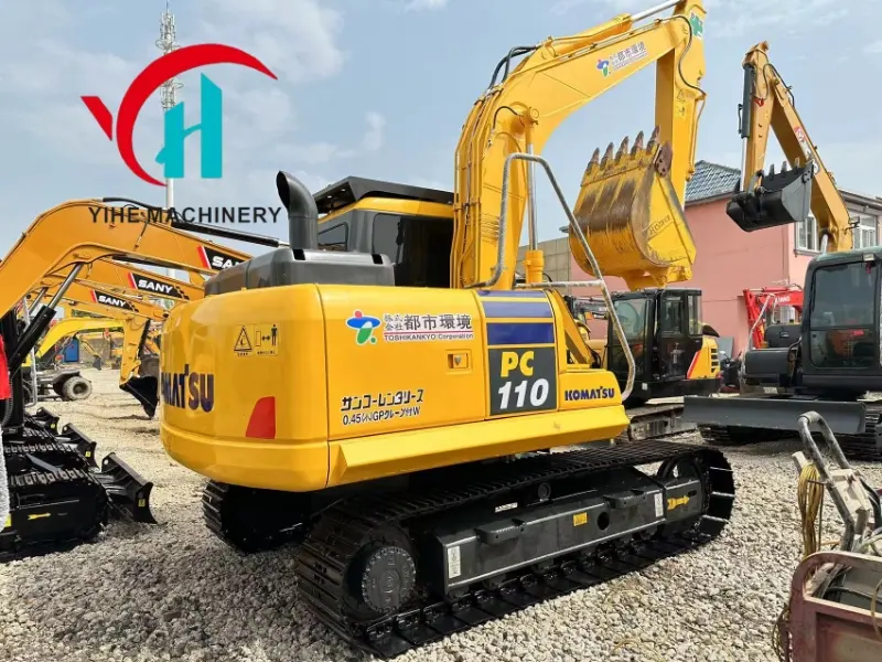 Low Price Komatsu PC110 Used Medium Hydraulic Excavator Good Construction Equipment Supplier