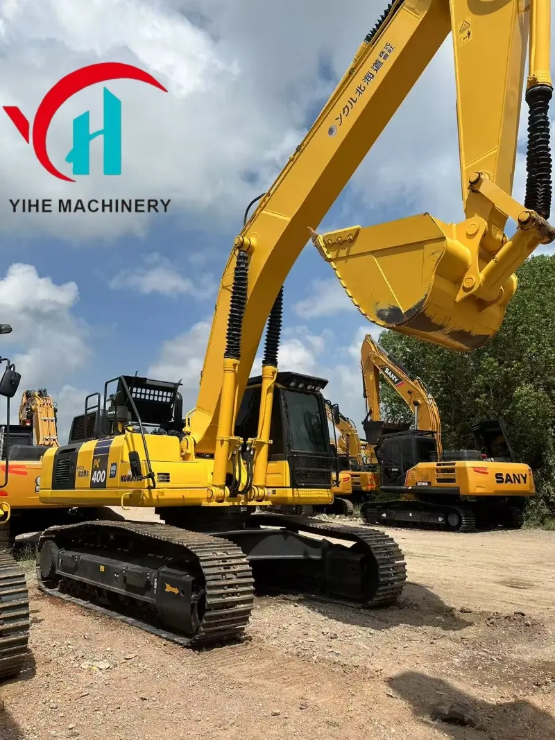 Low Price Komatsu PC400-8 Used Large Crawler Excavator Durable Engineering Equipment Global Supply