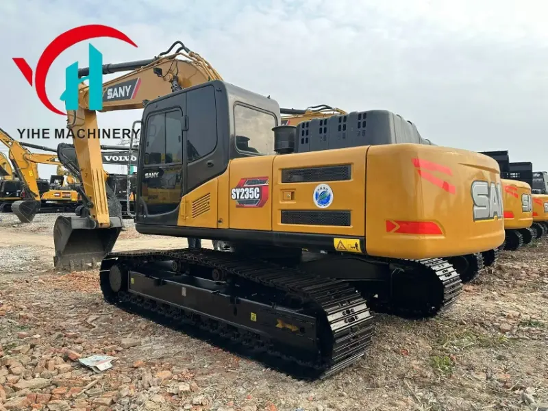 Low Price Used SANY 235C Large Excavator Machine Durable Construction Equipment