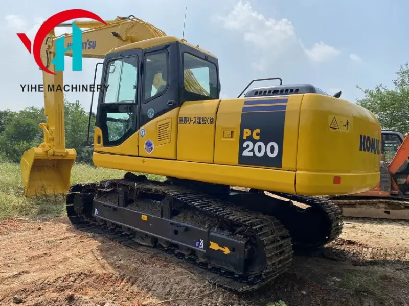 New Arrival Brand Komatsu PC200-7 Used Medium Hydraulic Excavator Good Machine For Sale