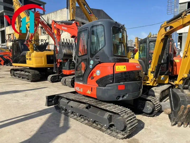 New Arrival Brand Kubota U55 Used Mini Crawler Excavator Durable Construction Equipment For Sale